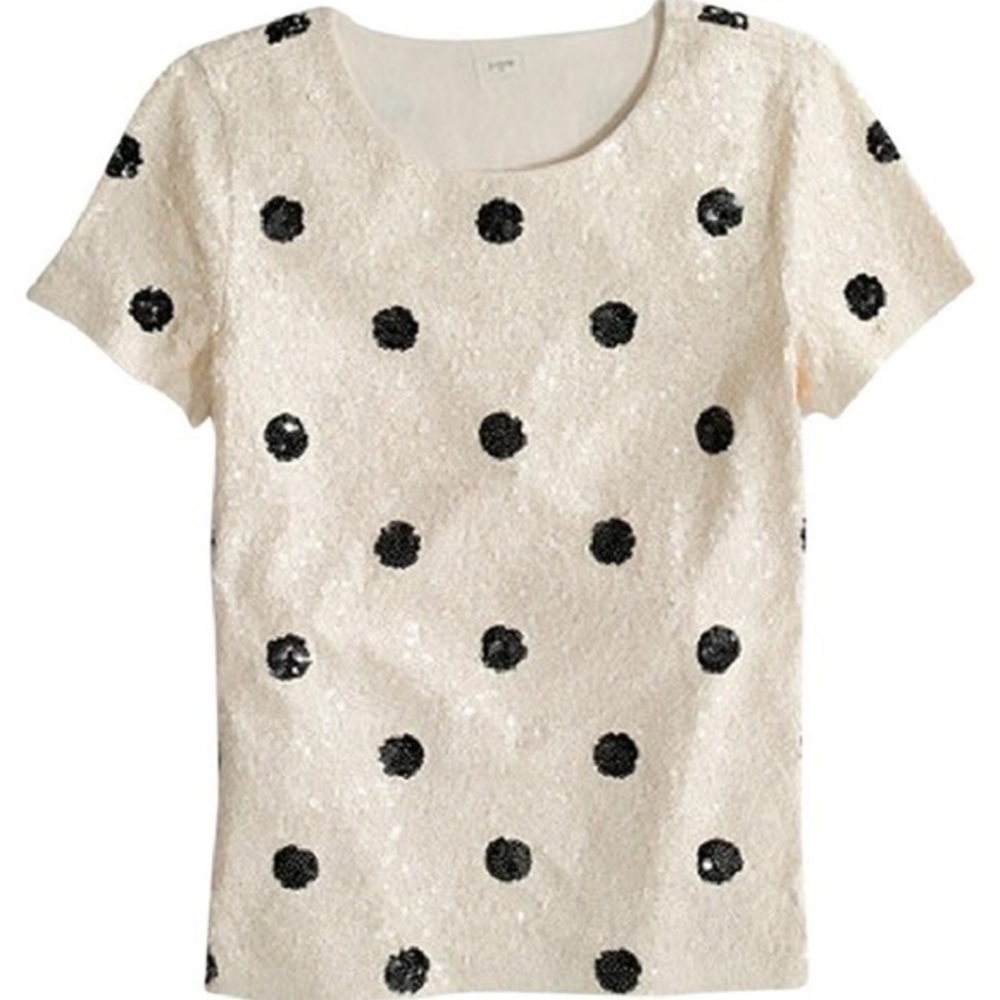 J. Crew Sequin Top